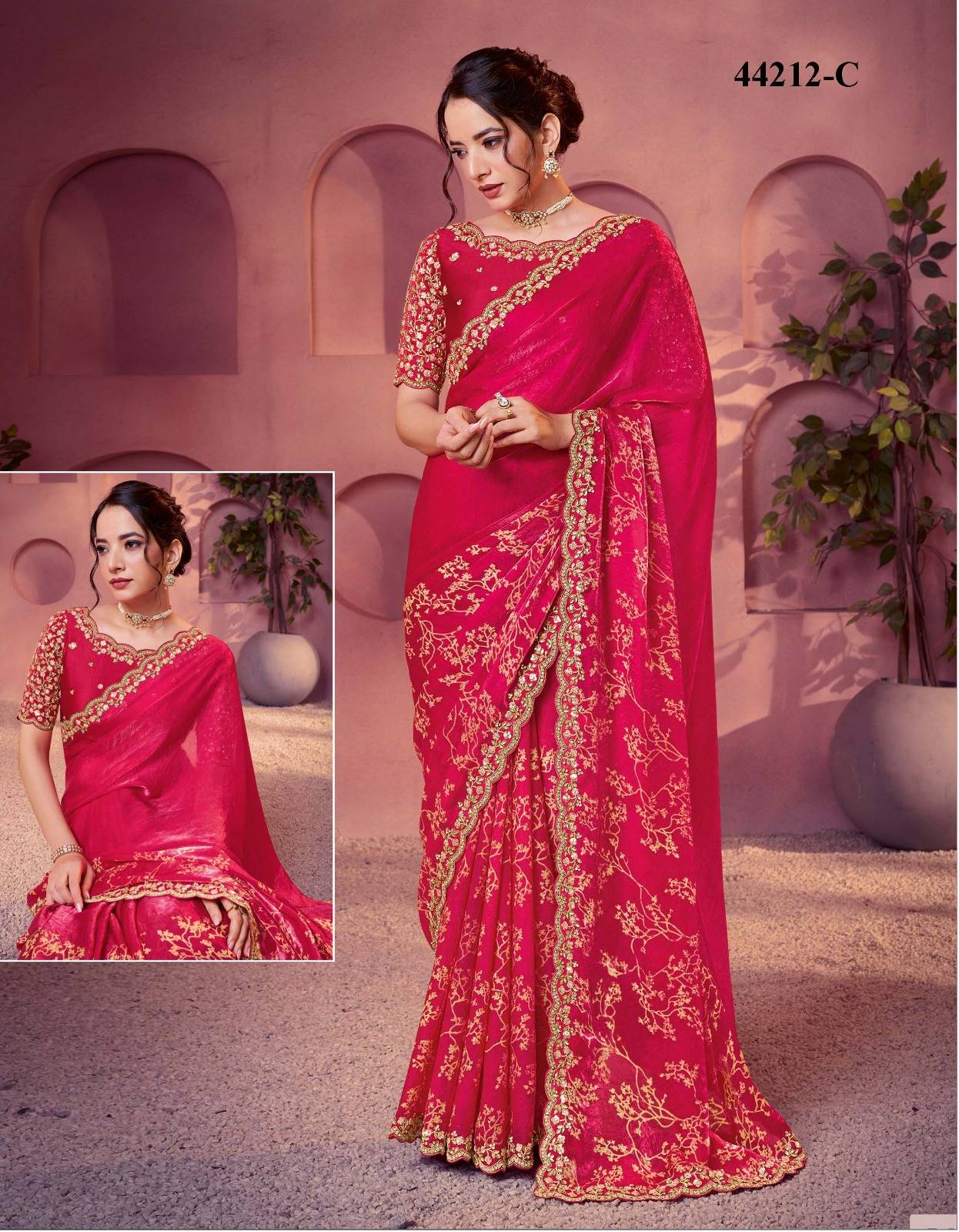 NORITA 44200 LEHR by MAHOTSAV 44205 to 44213 series Indian Traditional Wear Silk sarees At Wholesale Price